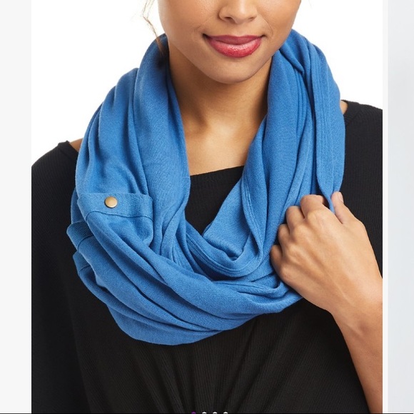 Ruby Red Snap-Button Convertible Scarf - Picture 9 of 12